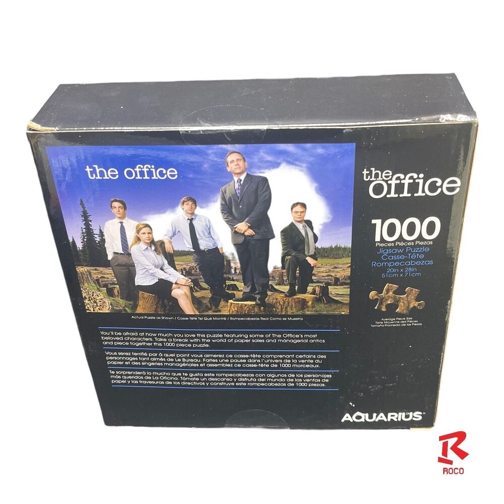 New Sealed The Office Jigsaw Puzzle 1000 Pieces 20" x 28" Aquarius